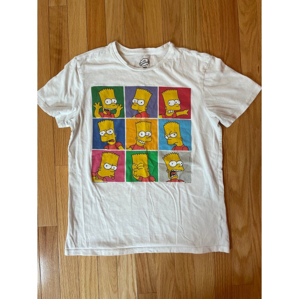 The Simpsons Freeze Bart Simpson Cotton T-Shirt‎ Size S